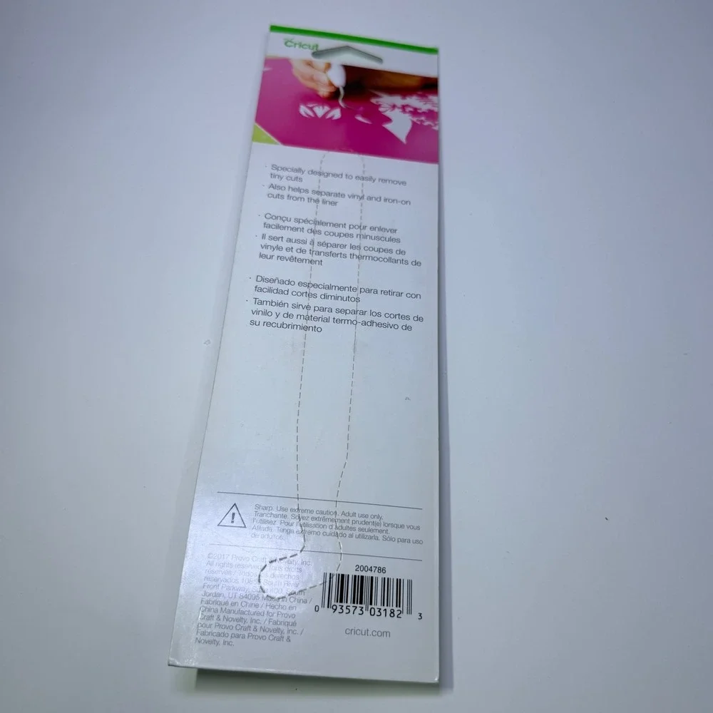 Cricut Weeder Tool for Vinyl and Iron-on Projects Pink White New 2004786